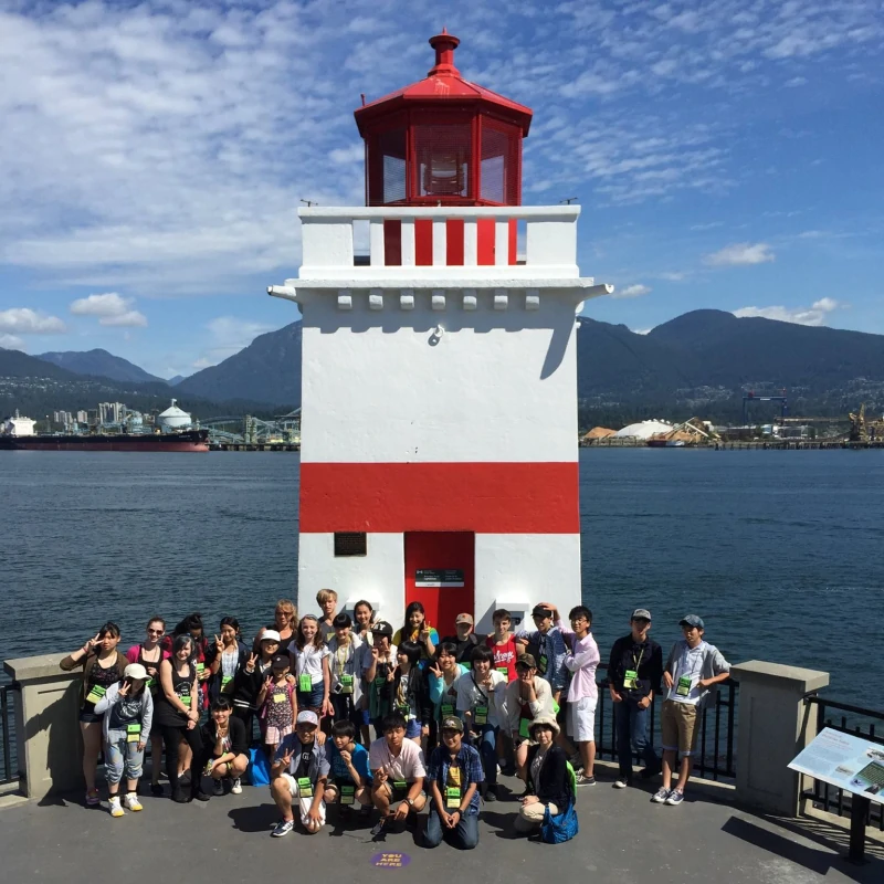 ESL students exploring Vancouver, BC
